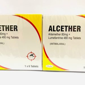 ARTHERMETER 80MG + LUMEFANTRINE 480MG TABLETS (ALCETHER)