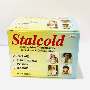 PHENYLEPHRINE, CHLORPHENAMINE, PARACETAMOL & CAFFEINE TABLETS (STALCOLD)